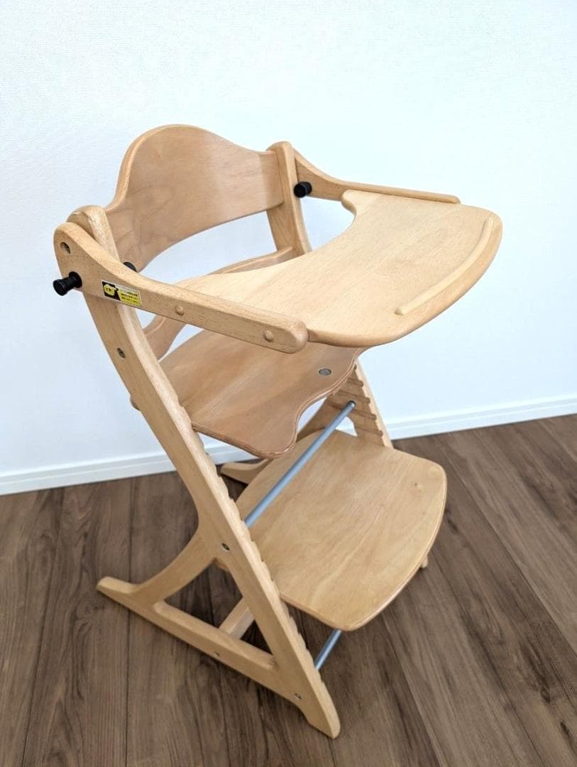 【美品】大和屋　すくすくチェアスリムプラス　テーブル付き