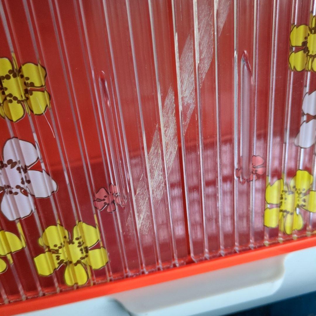 昭和レトロ　レトロポップ　蛇腹調味料ケース　　台所ストック入れ 4点セット