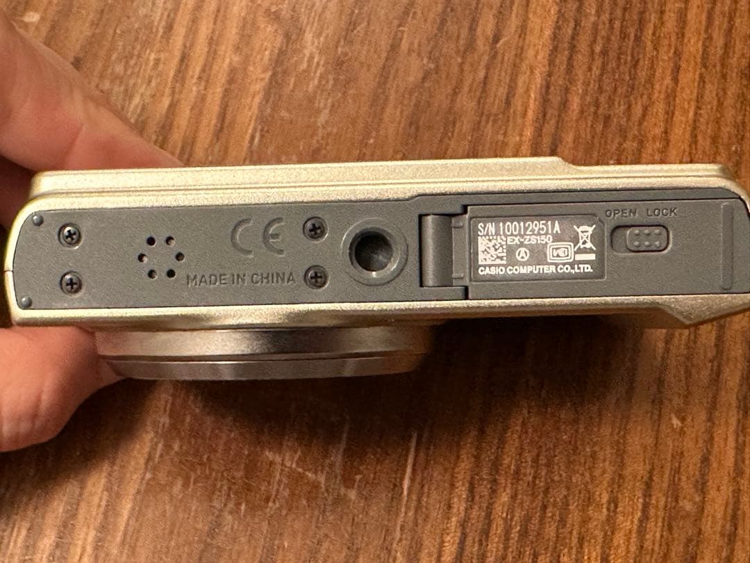 CASIO EXILIM EX-ZS 150 レンズエラー2