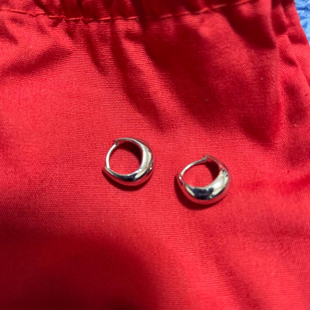 シルバーフープピアス 2個セット