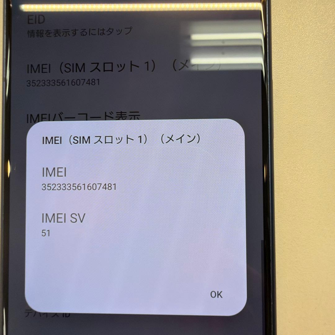 訳あり Xperia 5 IV SO-54C ブルー 画面焼け極小あり