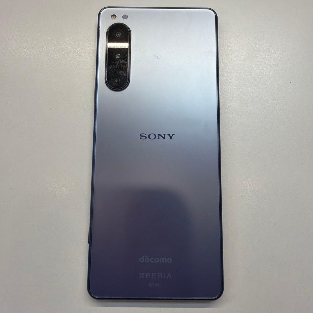 訳あり Xperia 5 IV SO-54C ブルー 画面焼け極小あり