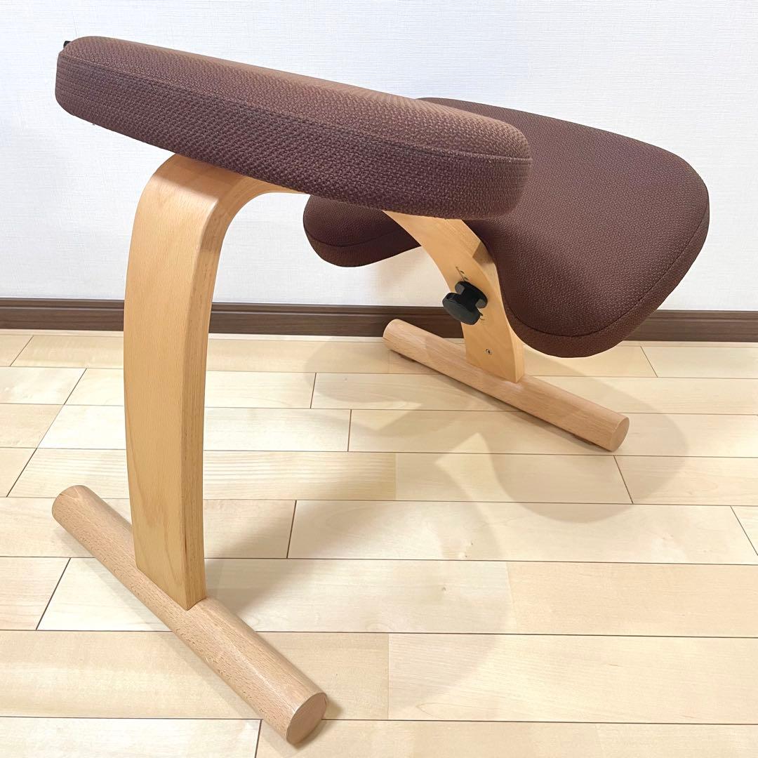 バランスラボ バランスチェア バランスイージー ダークブラウン 中古品