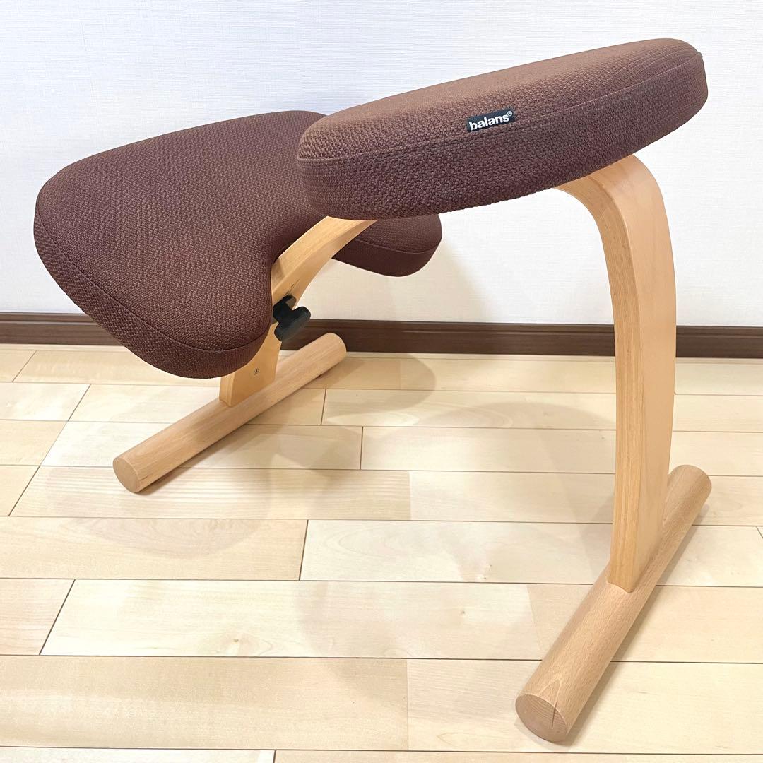 バランスラボ バランスチェア バランスイージー ダークブラウン 中古品