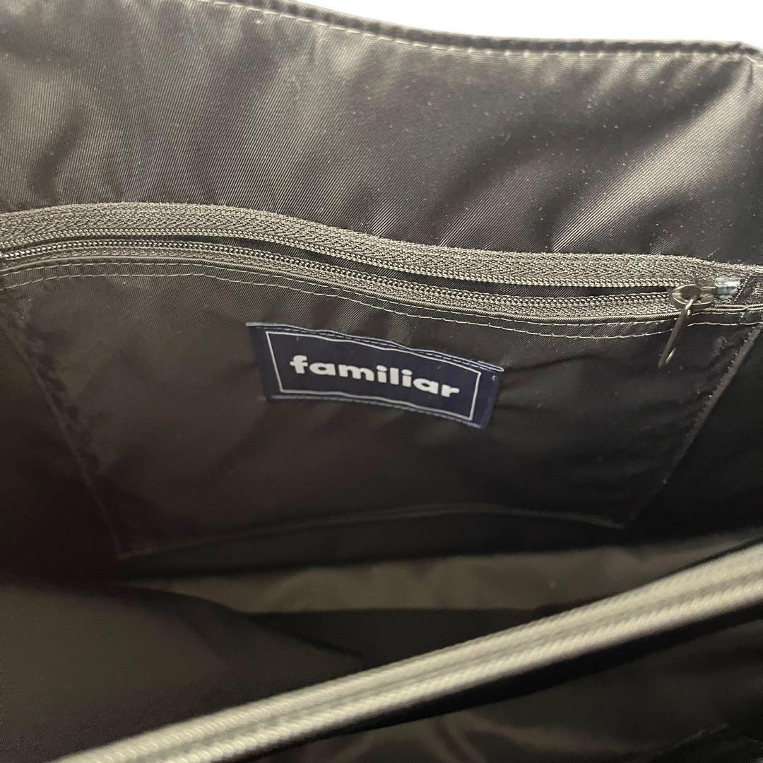 ほぼ未使用✨ familiar ファミリア お受験バッグ ビジネス 自立 紺