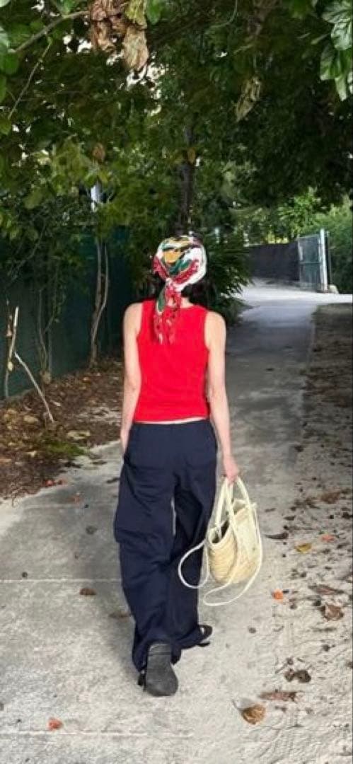 ok.soon ローライズカーゴパンツ ネイビー 2