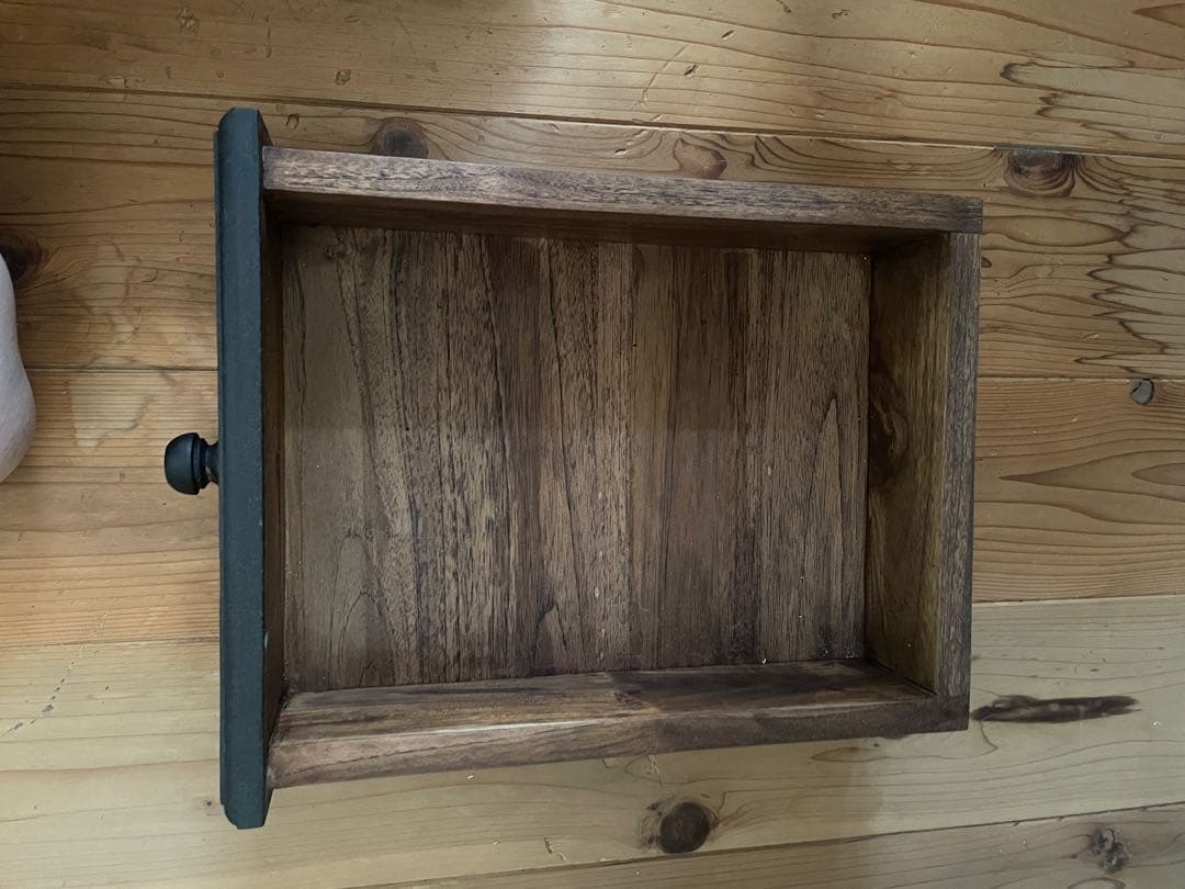 再値下げアンティーク　ボビンレッグデスク　テーブル　マットブラック