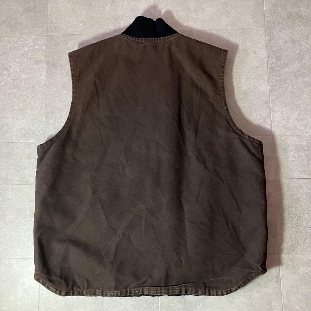 Carhartt DUCK コットンダック地 ベスト/L/メキシコ製