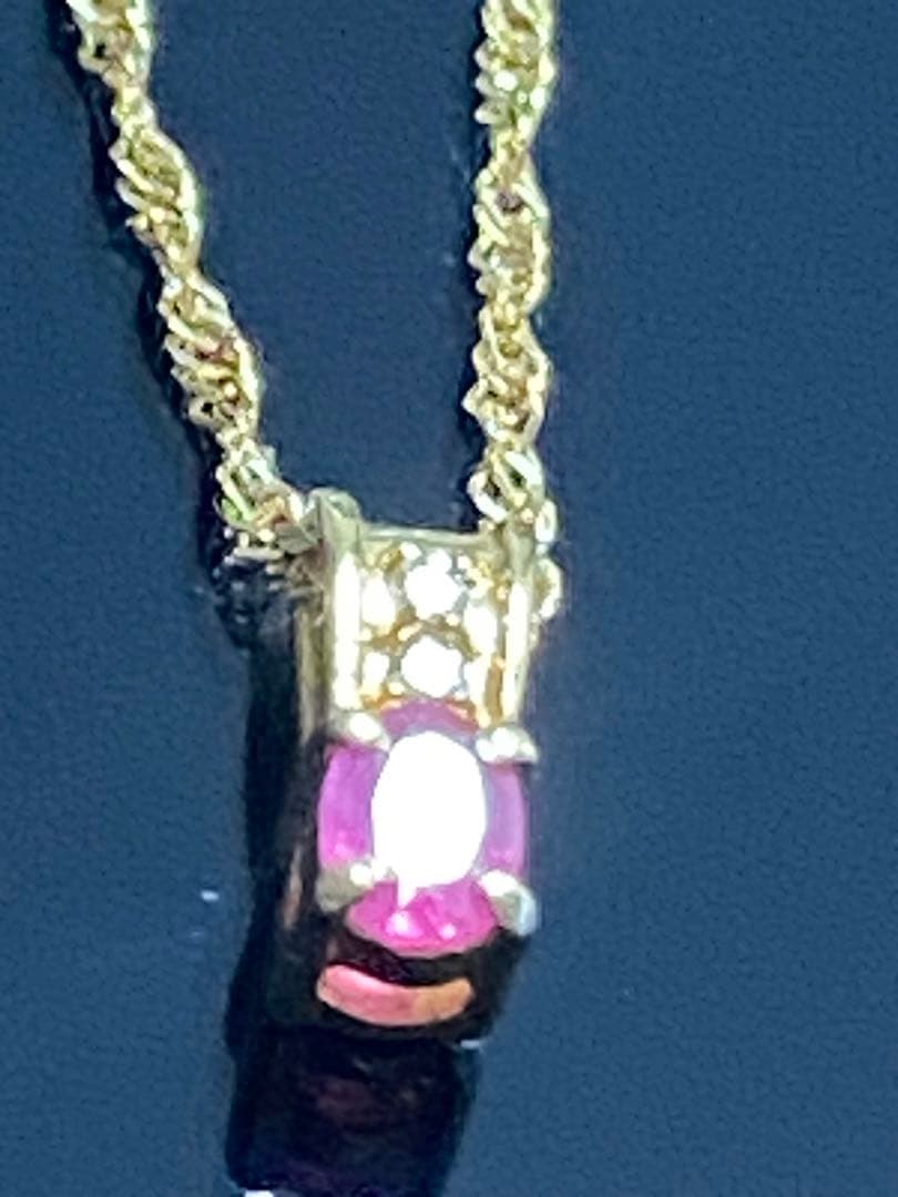 ルビーネックレスk18 ジュエリーマキ