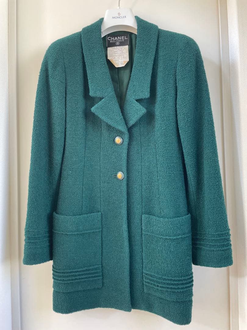 ななこ シャネル　グリーン ジャケット
