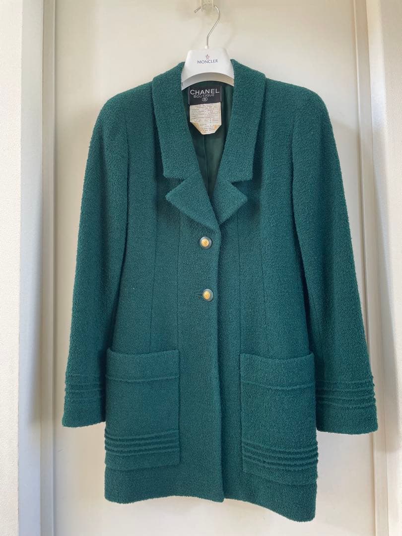 ななこ シャネル　グリーン ジャケット