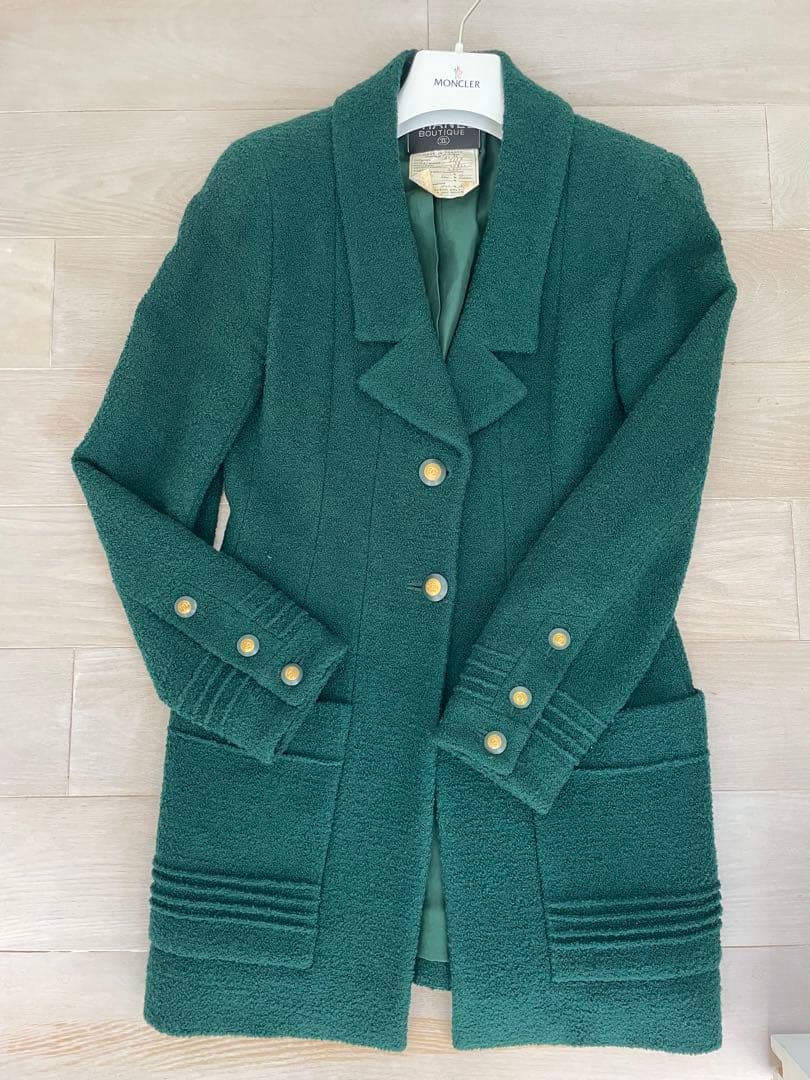 ななこ シャネル　グリーン ジャケット