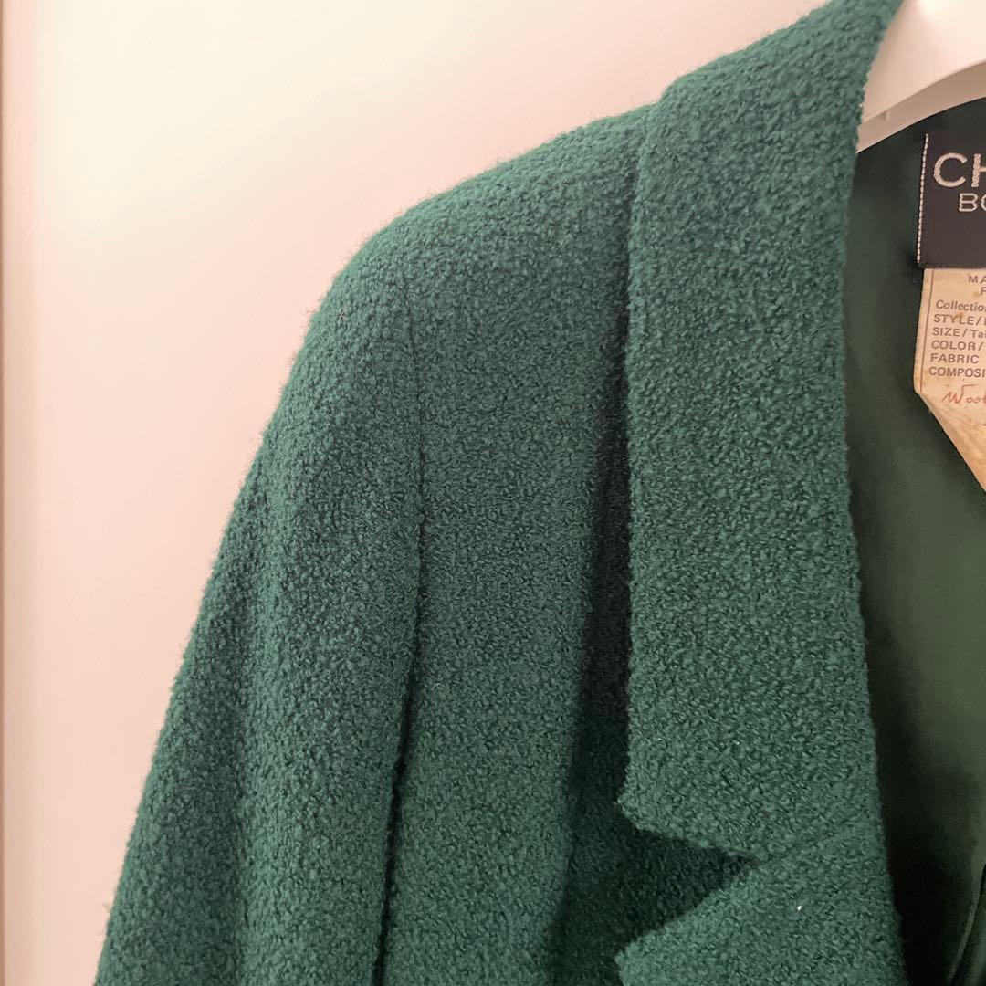 ななこ シャネル　グリーン ジャケット