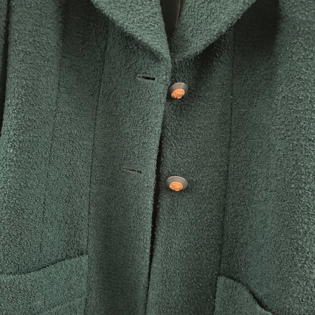 ななこ シャネル　グリーン ジャケット