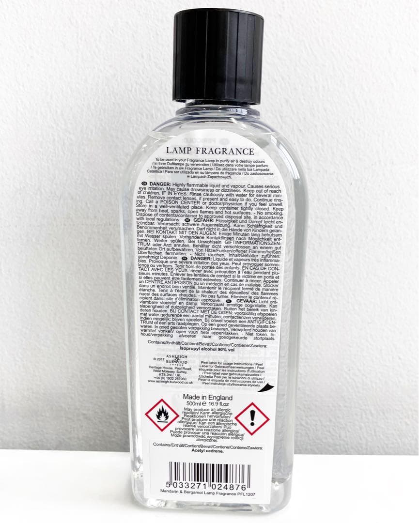 新品未使用 アシュレイ＆バーウッド オイル 500ml マンダリンベルガモット