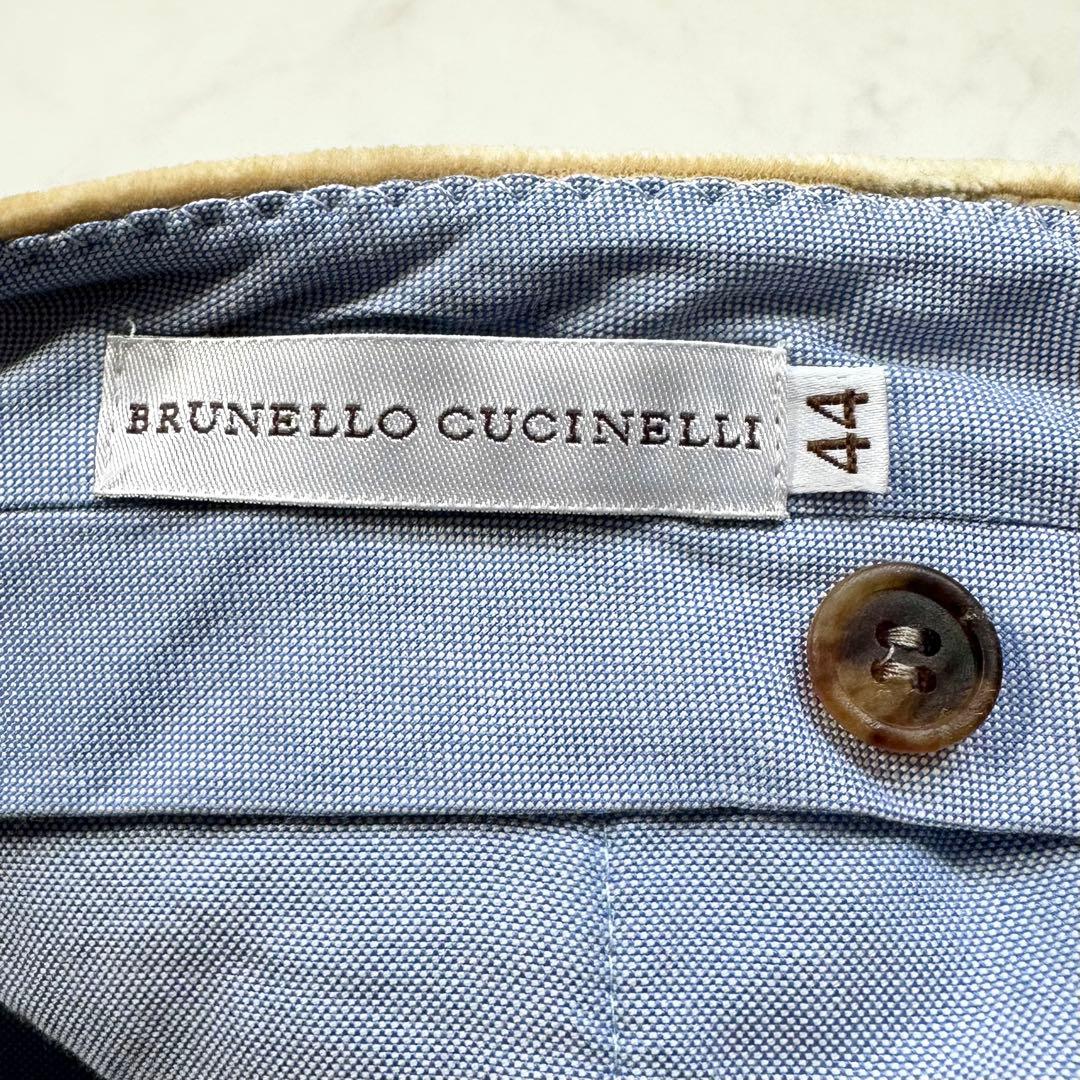 極美品 M相当◎ブルネロクチネリ コーデュロイパンツ メンズ 秋冬 ブラウン44