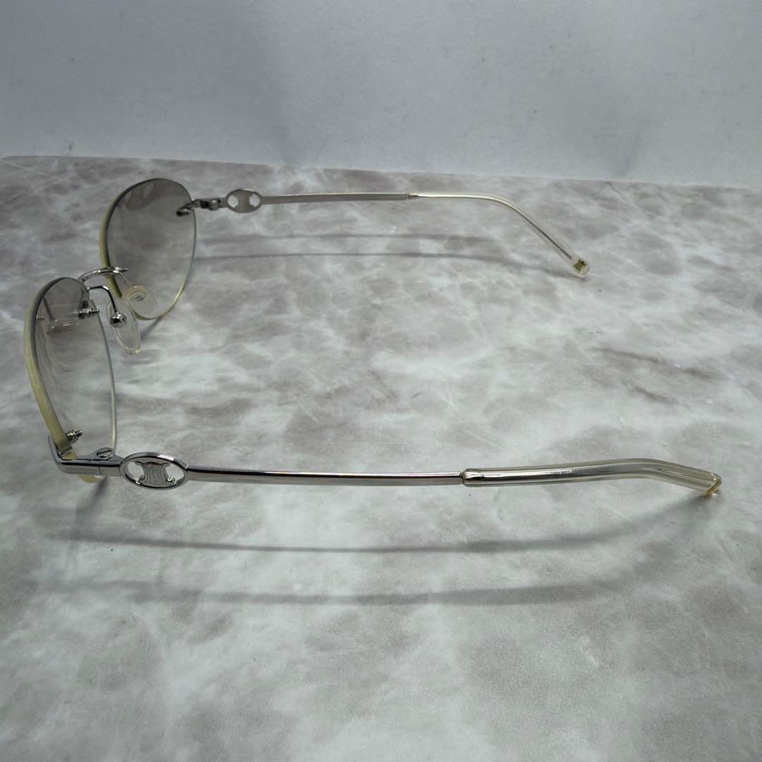 CELINE セリーヌ リムレス 度なし サングラス SC1159 ケース付き