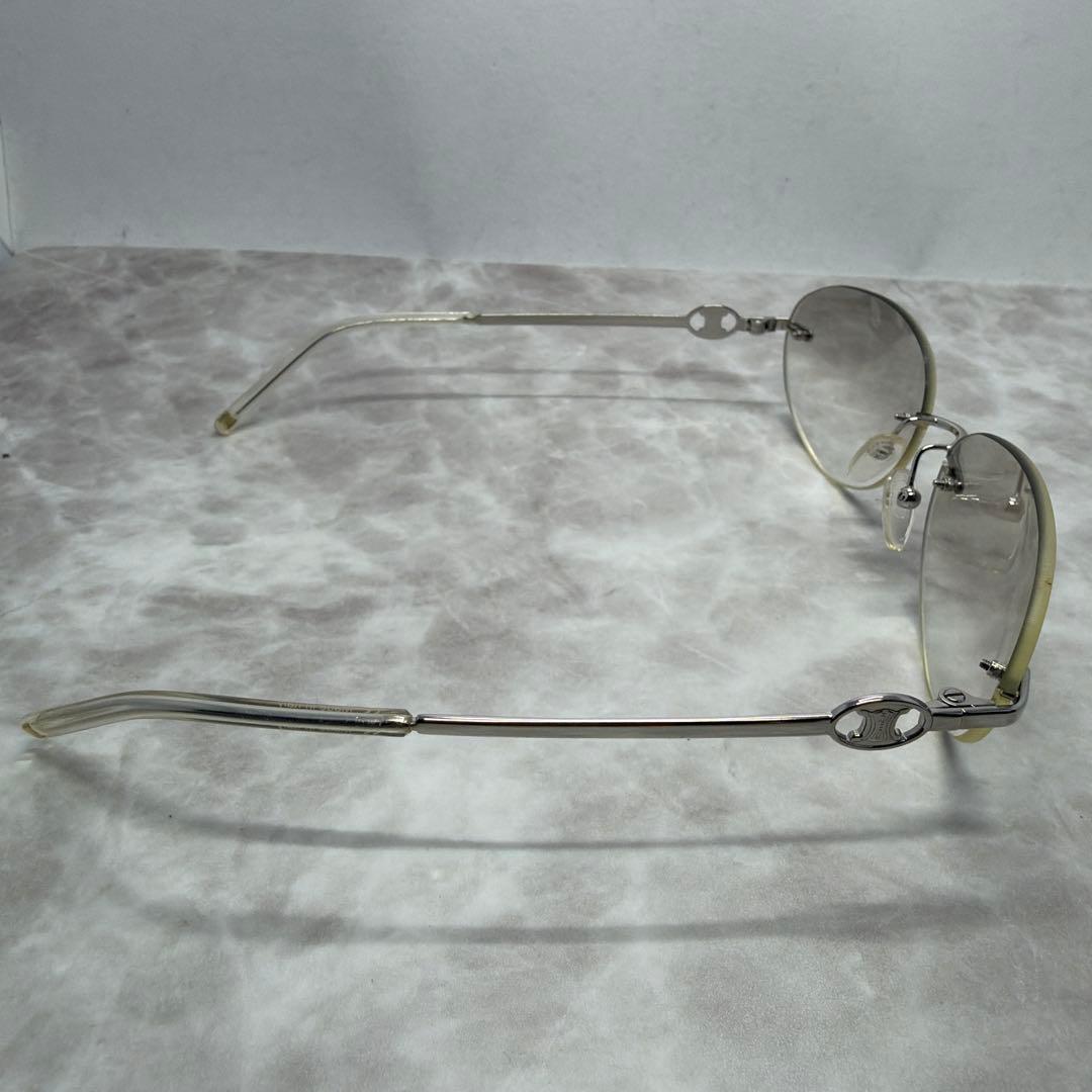 CELINE セリーヌ リムレス 度なし サングラス SC1159 ケース付き