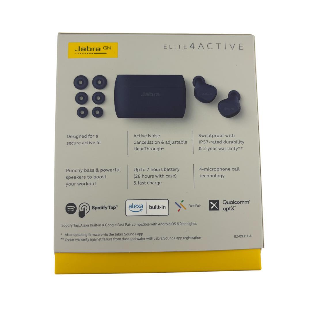 【新品未使用】Jabra Elite 4 Active ネイビー