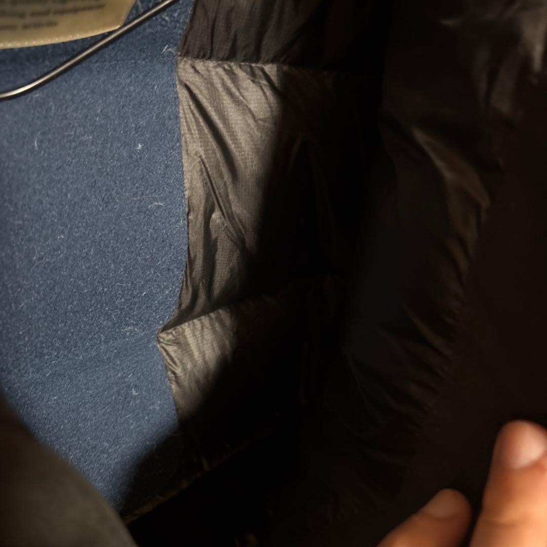 【美品】MONT-BELL モンベル フードダウンジャケット ロング丈 L 黒