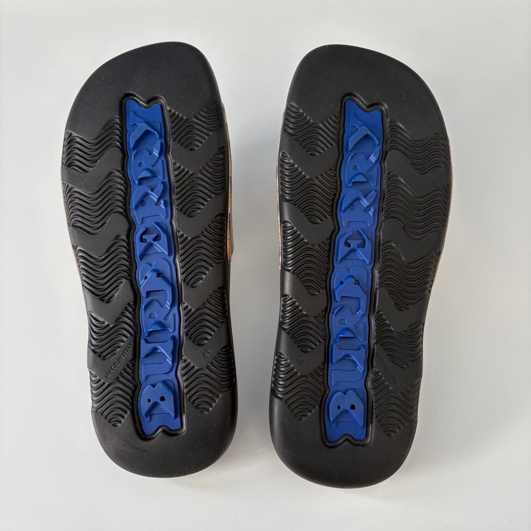 Burberry バーバリー ノバチェック ダイブ スライドサンダル 41