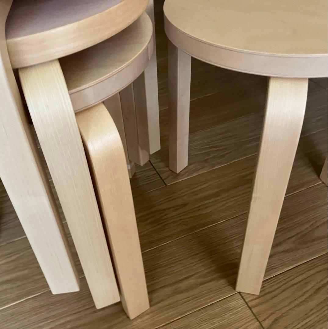 artek スツール60 ナチュラルラッカー
