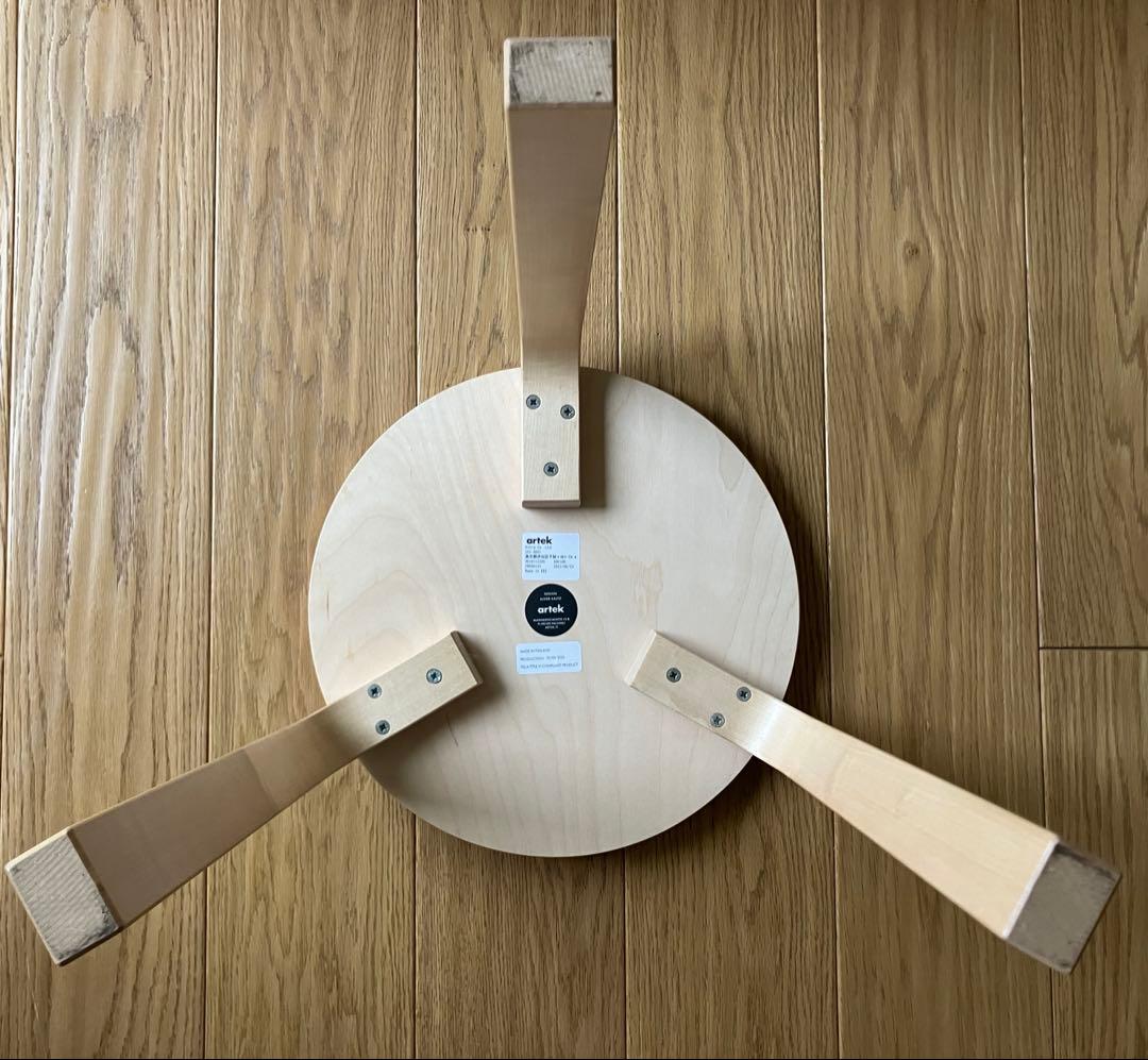artek スツール60 ナチュラルラッカー