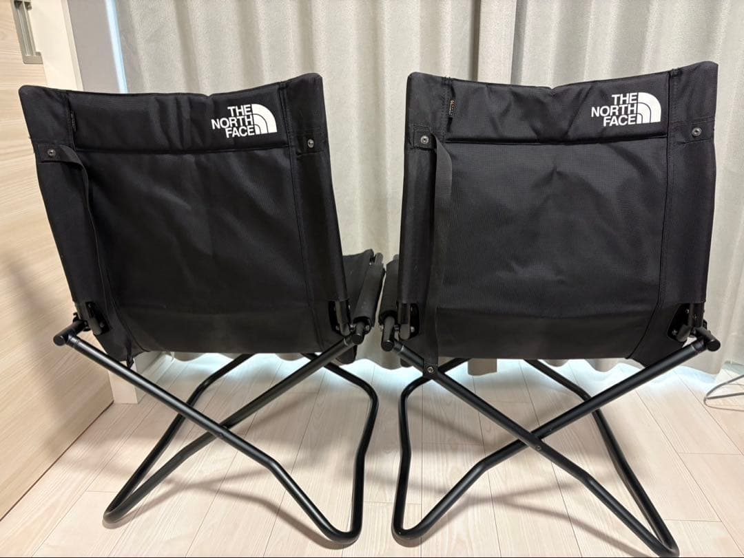 【値下中】THE NORTH FACE アウトドアチェア 2脚セット ブラック