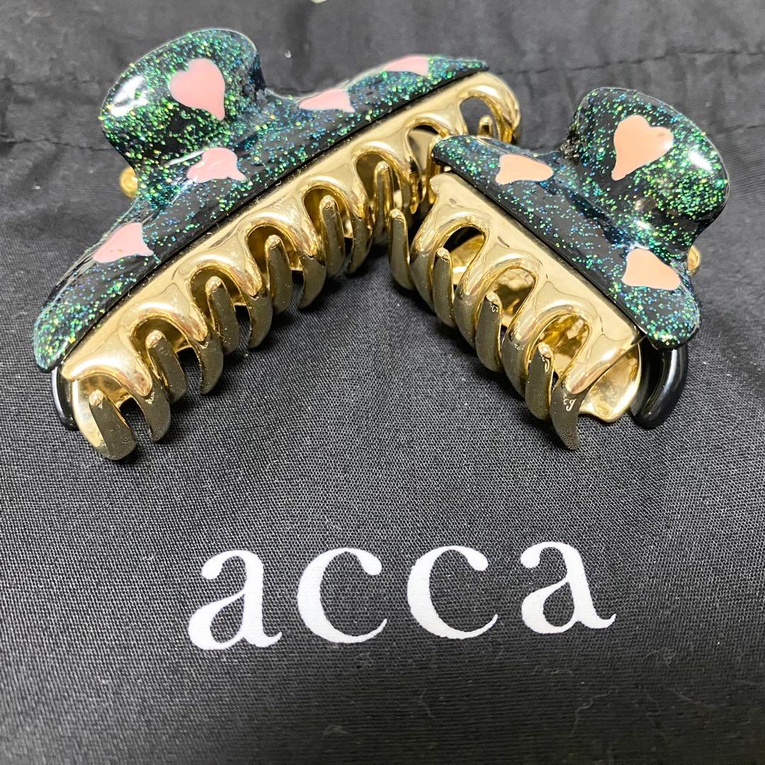 送料無料 アッカ acca 小クリップ 中クリップ ２個セット ほぼ未使用