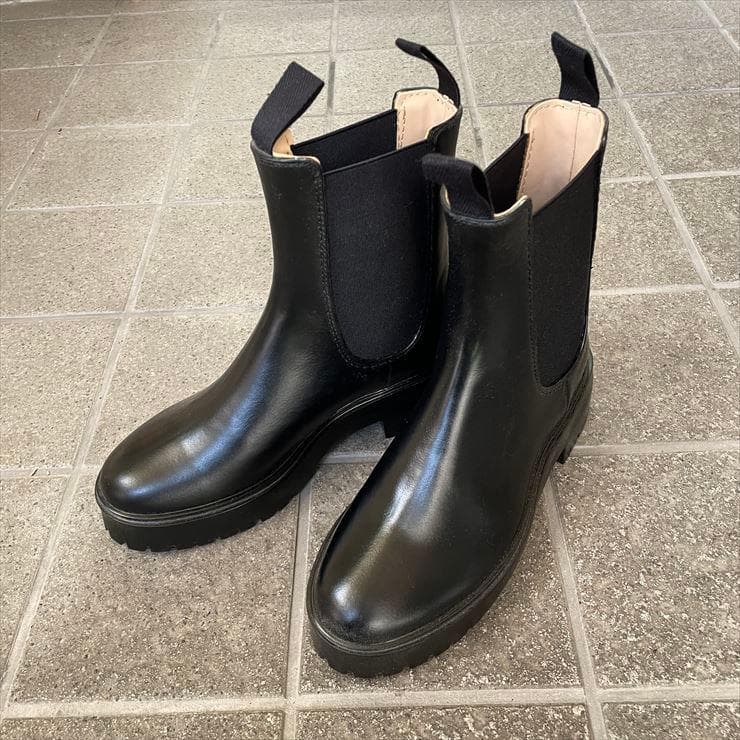 トラディショナルウェザーウェア ショートレインブーツ サイドゴア 37-212