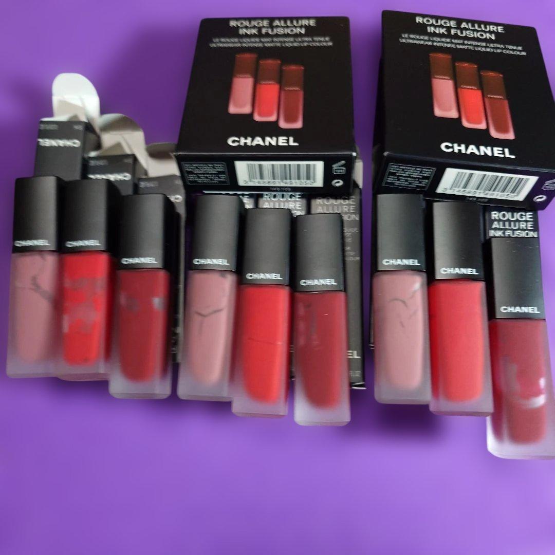 CHANEL 未使用ルージュアリュールインクフュージョン9点＆ポームエサンシエル