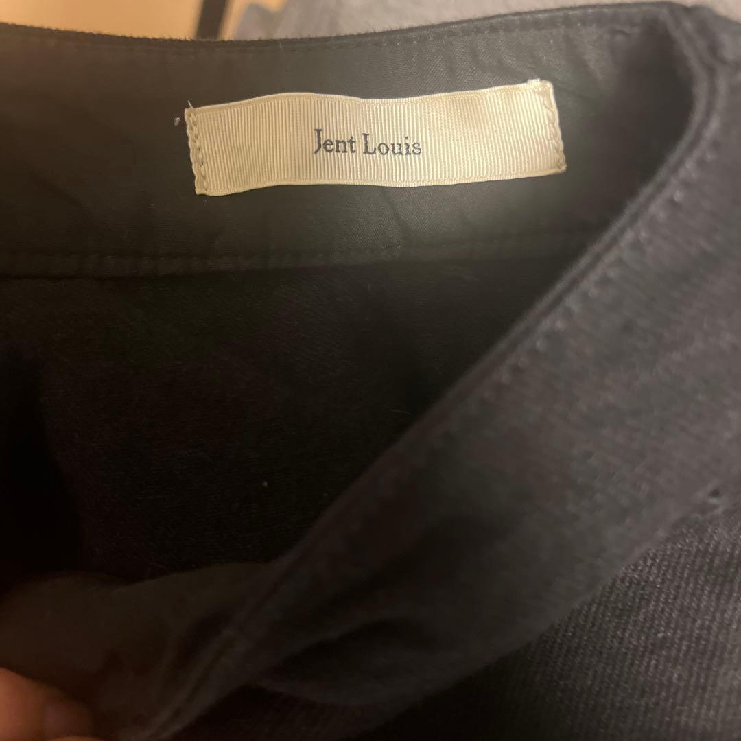 Jent Louis ブラック ワイドパンツ