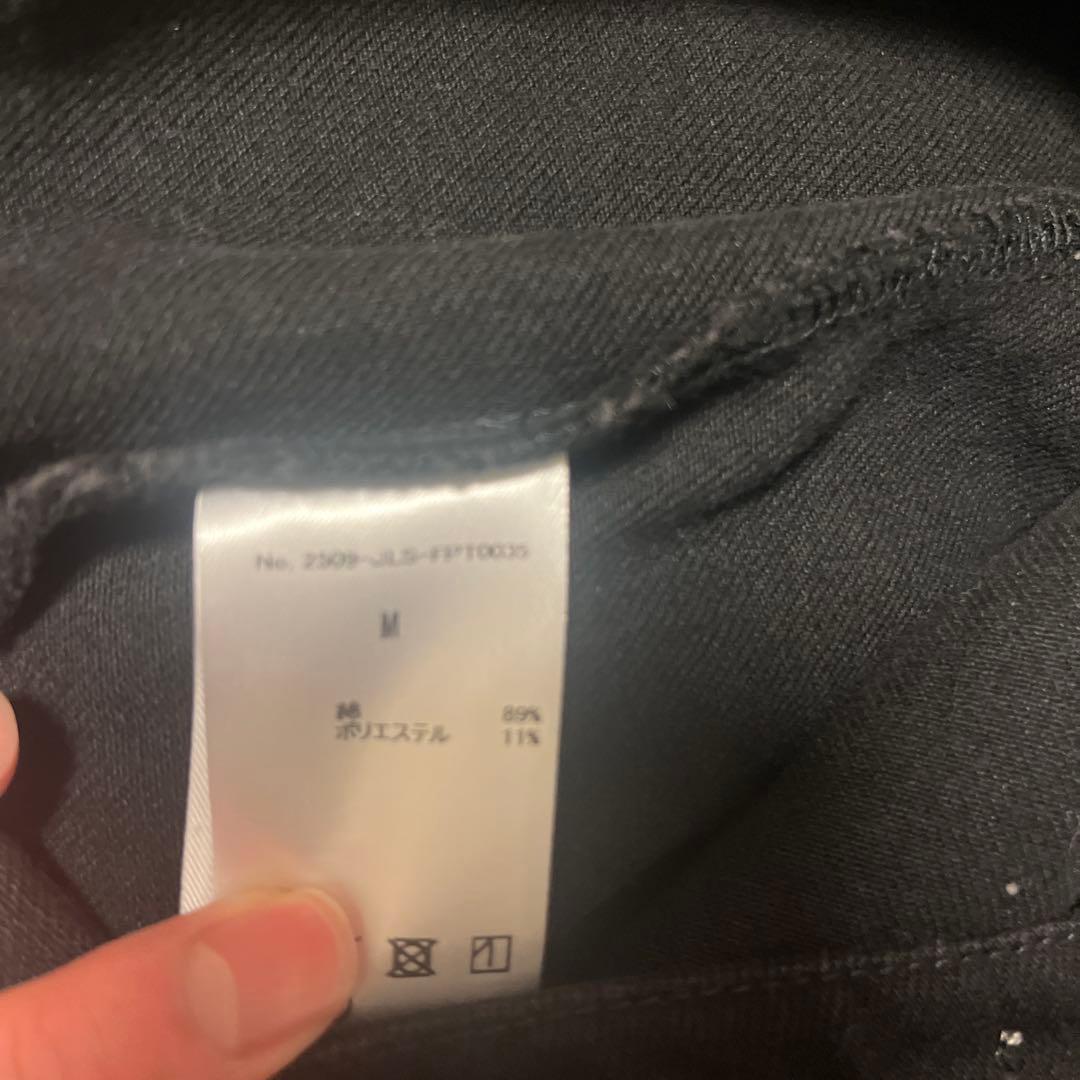 Jent Louis ブラック ワイドパンツ