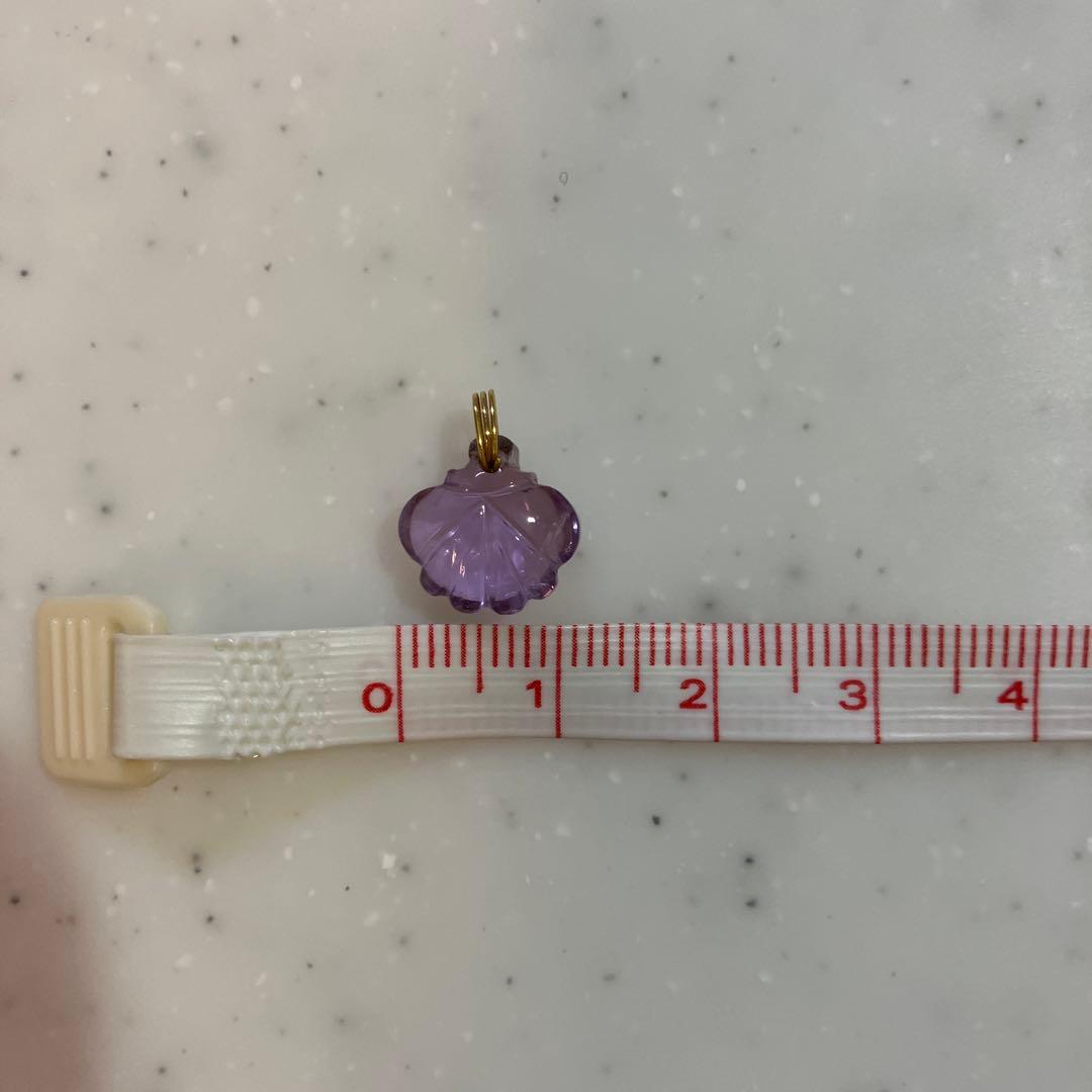 マリーエレーヌドゥタイヤック　シェルペンダント　アメジスト