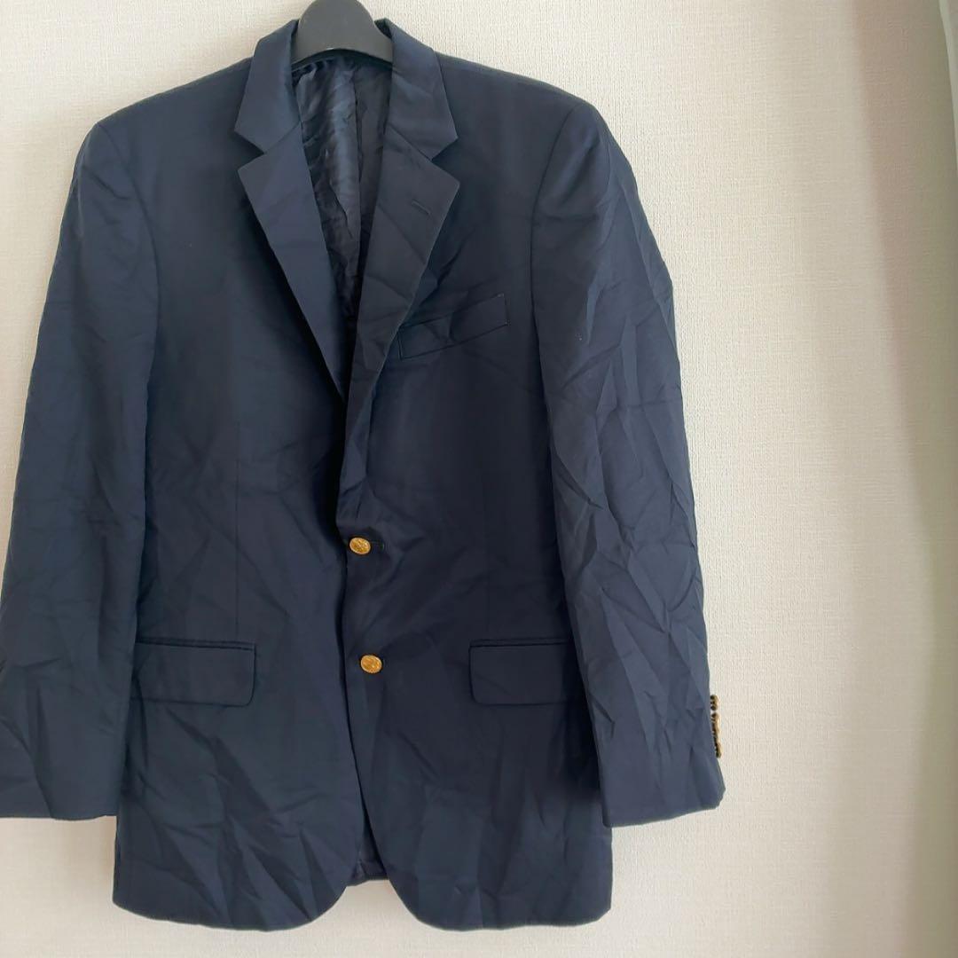 Brooks Brothers346 【39R】ネイビー テーラードジャケット
