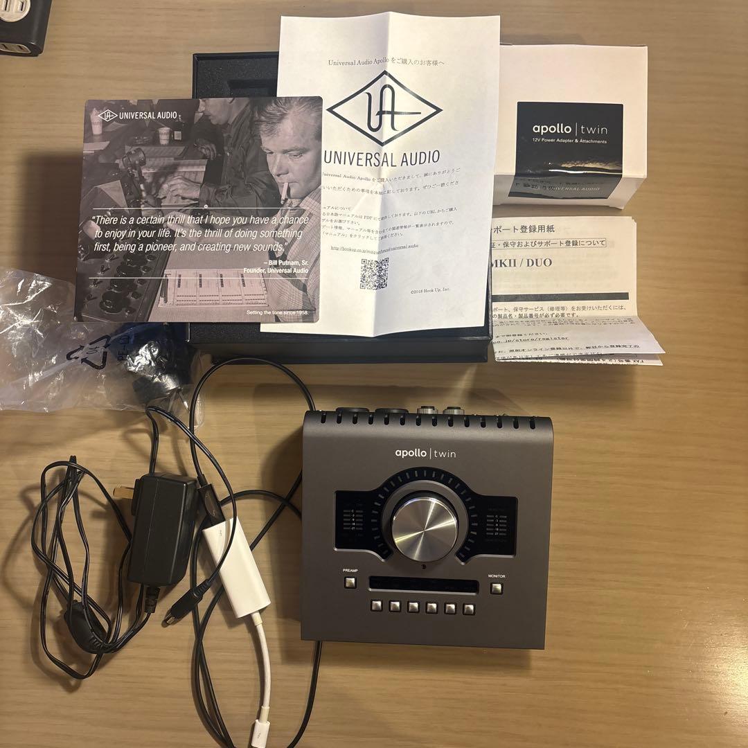 apollo twin MKII DUO オーディオインターフェイス