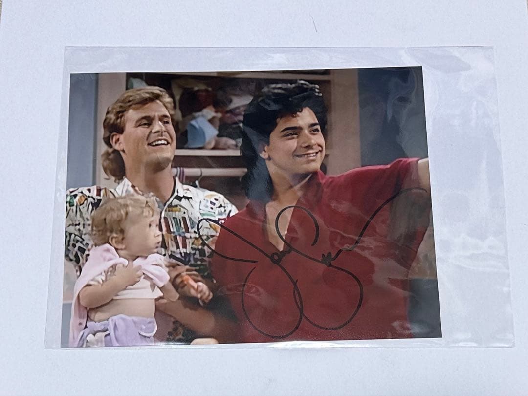 ジョン・ステイモス フルハウス ジェシー役 直筆サイン入りポートレートセット