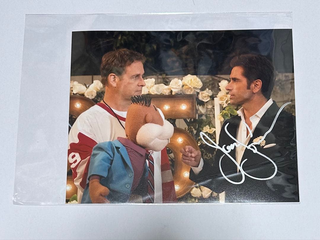 ジョン・ステイモス フルハウス ジェシー役 直筆サイン入りポートレートセット