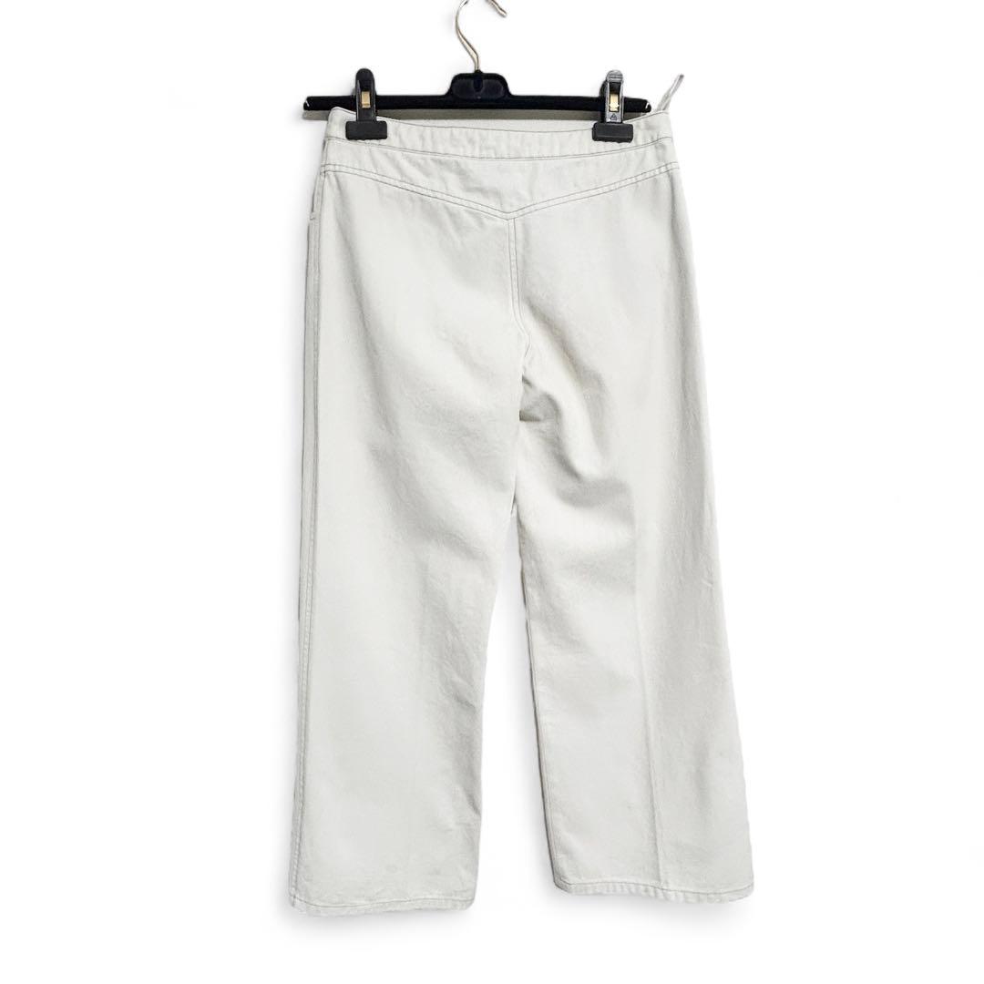 【希少❤︎美品】CHANEL ココボタン　パンツ　セットアップ　白 38