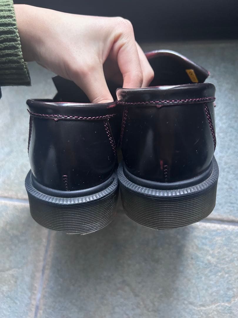 Dr.Martinエイドリアンタッセルローファー（チェリーレッド)