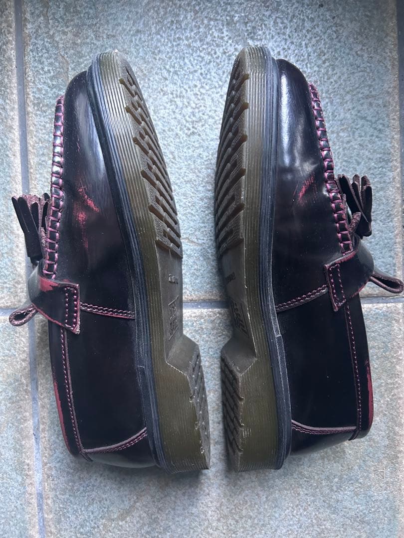 Dr.Martinエイドリアンタッセルローファー（チェリーレッド)