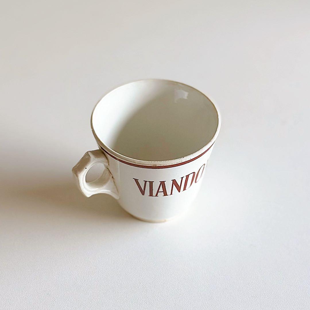 フランス アンティーク VIANDOX ヴィアンドクス マグカップ