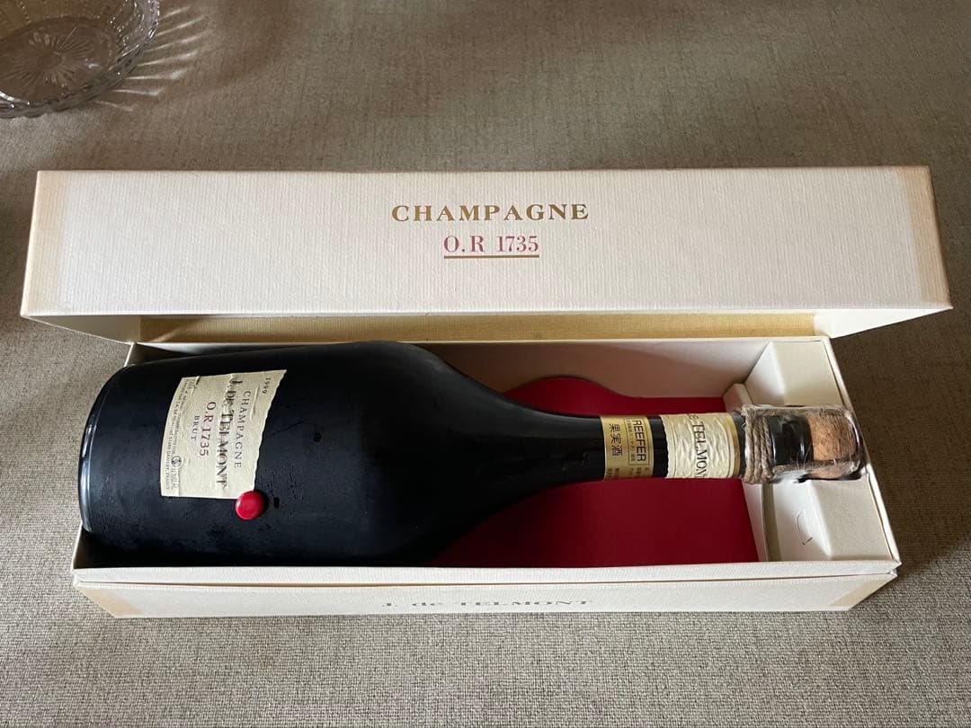 ★ ジ ド テルモン O.R 1735 1999 シャンパン 箱付