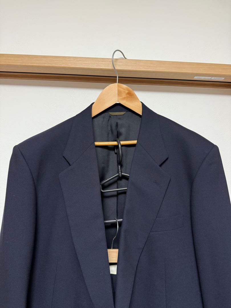 美品　ダーバン　スーツセットアップ　ネイビー　XL AB7 ウール100%