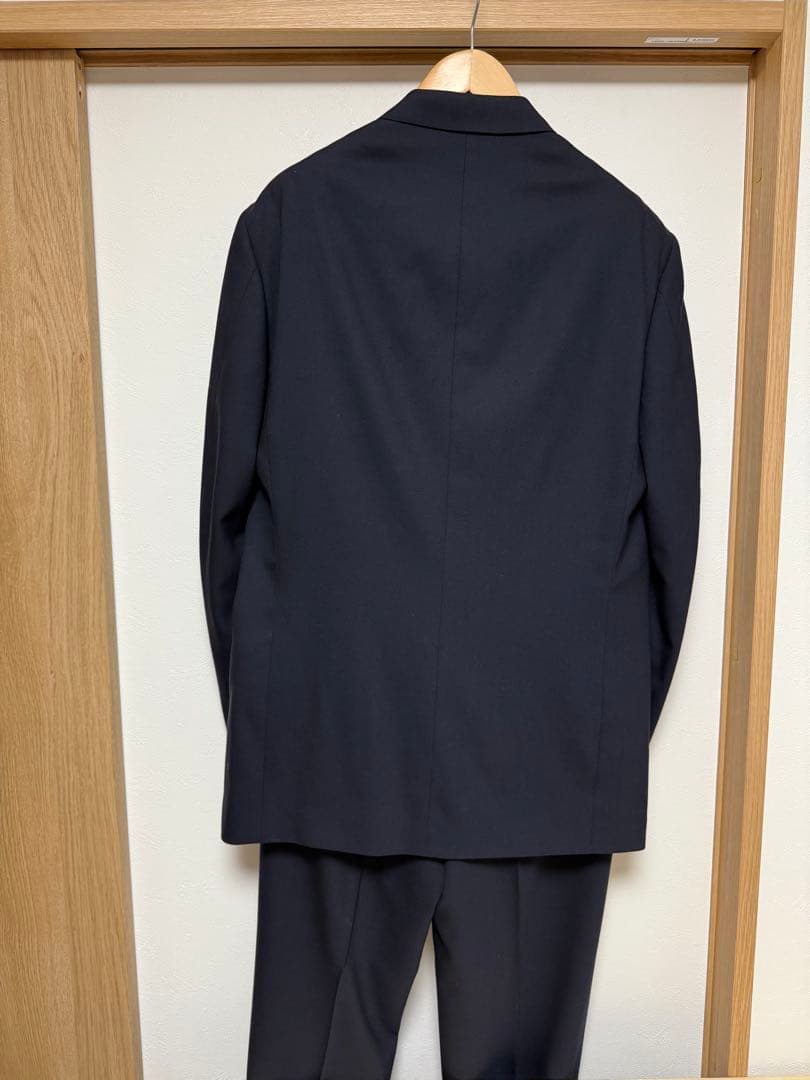 美品　ダーバン　スーツセットアップ　ネイビー　XL AB7 ウール100%