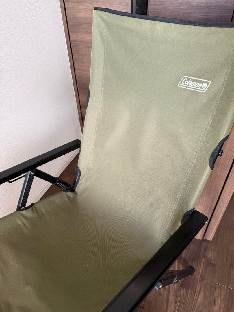 【美品】コールマン レイチェア オリーブ リクライニング