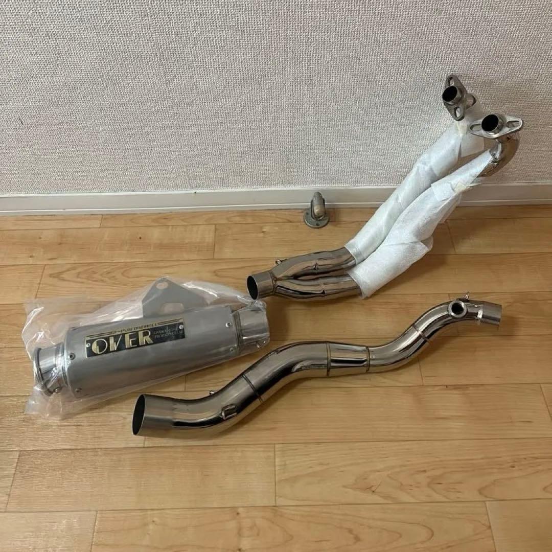 【未使用】ninja250 over racing フルエキゾースト　マフラー
