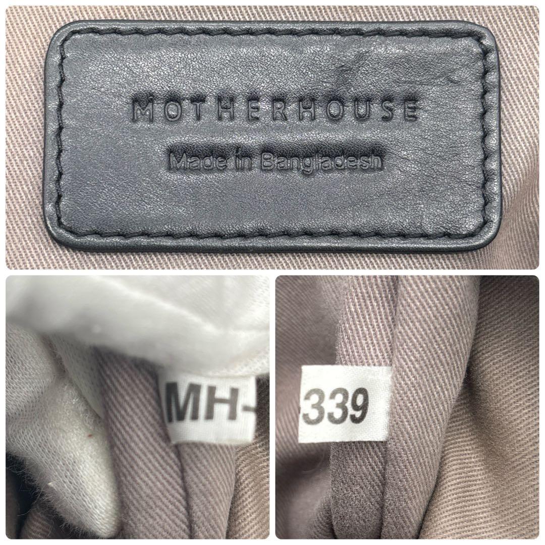 美品MOTHERHOUSE ブラック レザー トートバッグ