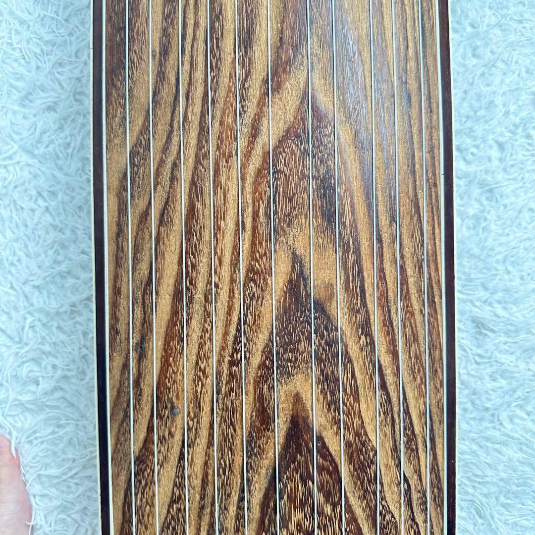 琴　13弦 弦楽器 文化琴 和楽器　龍　金彩　猫足　すだれ掘り