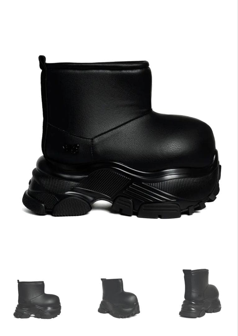 YELLO ブラック サイドゴアブーツ 未使用新品